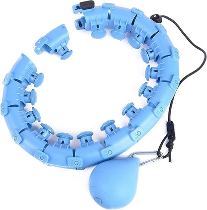 Weighted Hula Hoop – Adjustable Fit Hoop for Weight Loss - AthryxGear - Fitness Equipment