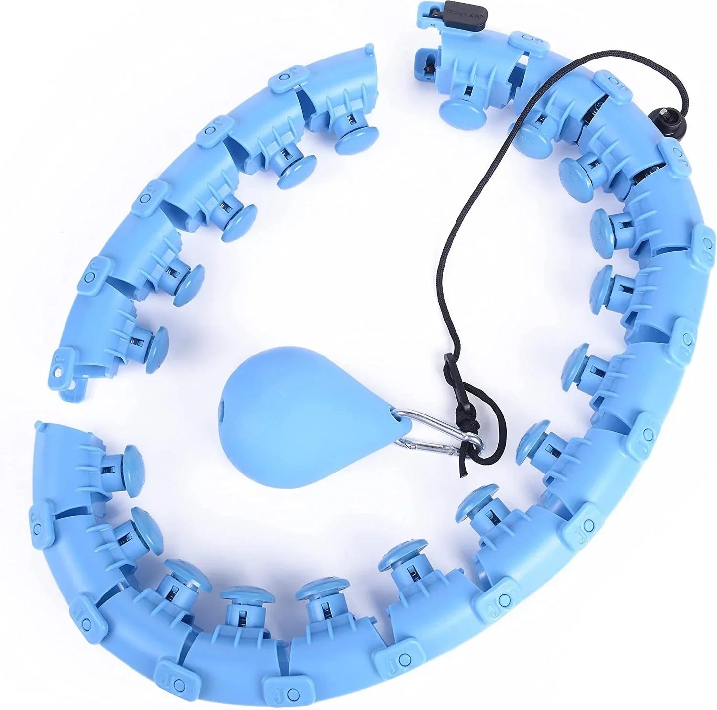 Weighted Hula Hoop – Adjustable Fit Hoop for Weight Loss - AthryxGear - Fitness Equipment